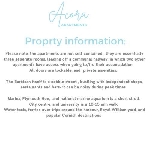 Acora'S Apartments Плимът Екстериор снимка